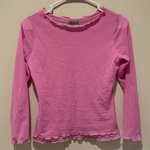 Pink Vintage Mesh Longsleeve
